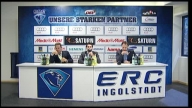 PK: ERC Ingolstadt - Grizzly Adams Wolfsburg Statements von Rich Chernomaz und Pavel Gross
