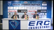 PK: ERC Ingolstadt - D�sseldorfer EG Statements von Rich Chernomaz und Christian Brittig