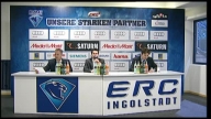 PK: ERC Ingolstadt - K�lner Haie Statements von Rich Chernomaz und Uwe Krupp