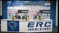 PK: ERC Ingolstadt - EHC Red Bull M�nchen Statements von Rich Chernomaz und Pat Cortina