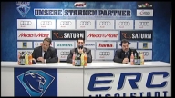 PK: ERC Ingolstadt - Augsburger Panther Statements von Rich Chernomaz und Larry Mitchell