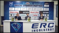 PK: ERC Ingolstadt - D�sseldorfer EG Statements von Rich Chernomaz und Christian Brittig