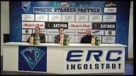 PK: ERC Ingolstadt - Straubing Tigers Statements von Rich Chernomaz und Bernhard Englbrecht