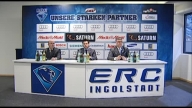 PK: ERC Ingolstadt - EHC M�nchen Statements von Petr Bares und Pat Cortina