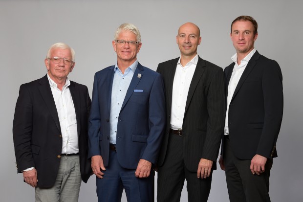 Die DEB-Führungsriege um Präsident Franz Reindl (Zweiter von links). Foto: City Press