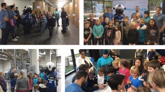 Xaver und sein Kids-Club besuchten den DONAUKURIER. Mit dabei: Benedikt Kohl, Danny Irmen und Dustin Friesen. Xaver und sein Kids-Club besuchten den DONAUKURIER. Mit dabei: Benedikt Kohl, Danny Irmen und Dustin Friesen.