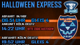Für den Sonderzug sind ab heute in der Saturn Arena die Tickets abholbar. Grafik: Fanprojekt Für den Sonderzug sind ab heute in der Saturn Arena die Tickets abholbar. Grafik: Fanprojekt