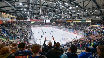 Die SATURN-Arena ist heute bereits ausverkauft.
Foto: Johannes Traub/JT-Presse.de
