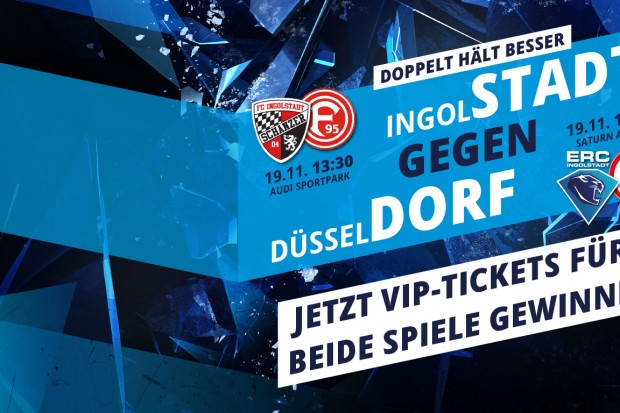 Zwei Mal Ingolstadt gegen Düsseldorf an einem Tag - und so können Sie die Spiele als VIP erleben...