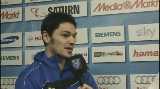 Interviews nach dem Spiel ERCI vs. Hannover Scorpions