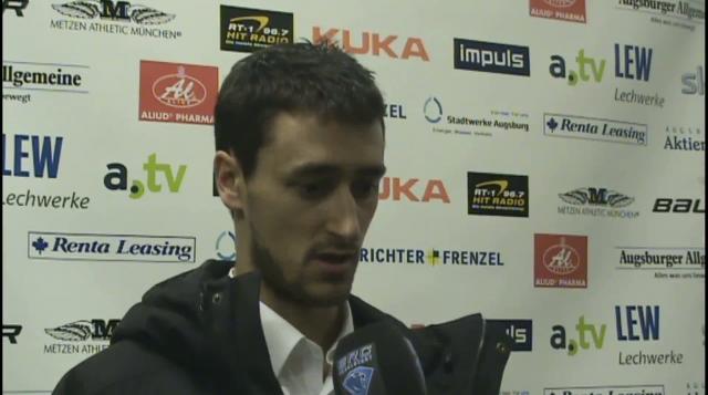 Interviews nach dem Spiel Augsburger Panther vs. ERCI