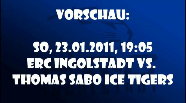 Vorbericht ERCI vs. Thomas Sabo Ice Tigers