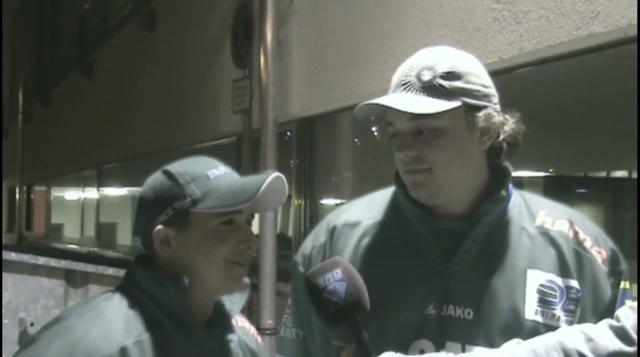 Interviews nach dem Spiel EHC München vs. ERCI (3)