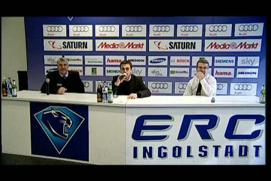 PK: ERC Ingolstadt gegen Hamburg Freezers
