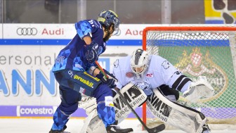 Der eine Treffer von Kris Foucault im Penaltyschießen war am Ende nicht genug.
Foto: Johannes TRAUB / JT-Presse.de Der eine Treffer von Kris Foucault im Penaltyschießen war am Ende nicht genug.
Foto: Johannes TRAUB / JT-Presse.de