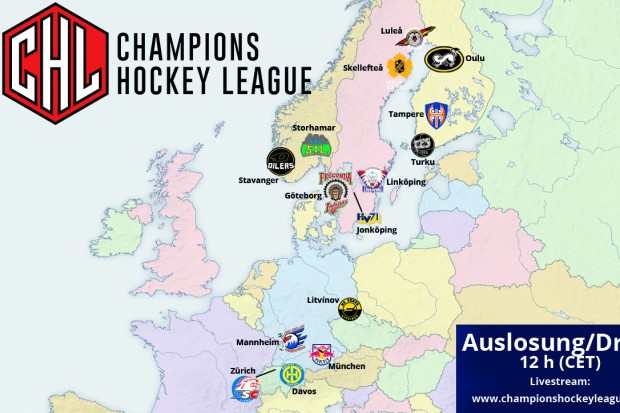 Possible opponents for ERC Ingolstadt in 1/16-final.