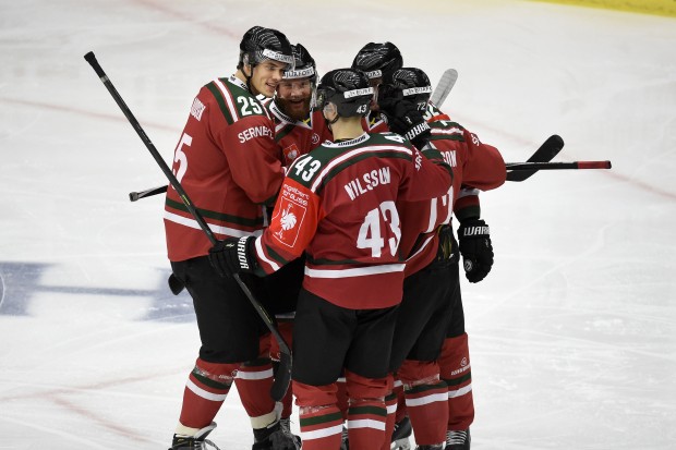 Frölunda hat wie Oulu den Einzug ins Finale geschafft. Foto: Tommy Holl/ Frölunda Göteborg via Getty Images