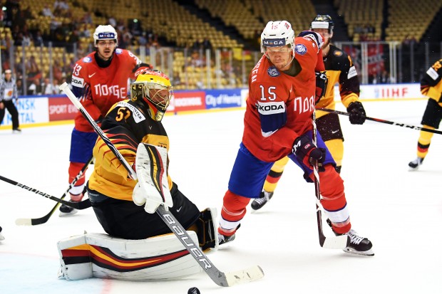 Timo Pielmeier hatte in den ersten WM-Spielen gut zu tun. Foto: Marco Leipold/City-Press GbR
