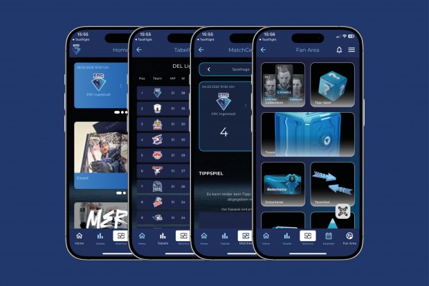 ERC Ingolstadt FanHub heißt die neue App Eures Lieblingsclubs!