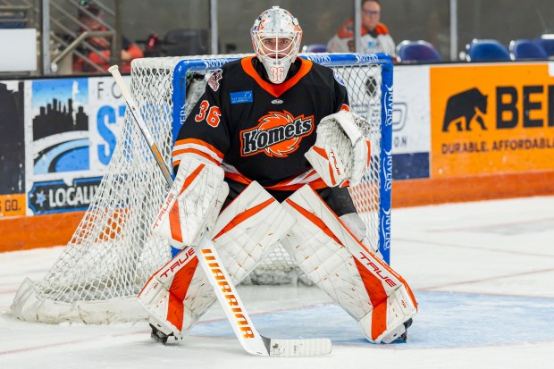 Brett Brochu wird in der kommenden Saison das Panther-Tor hüten.
Foto: Josh Gales | Fort Wayne Komets