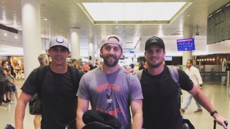 Mike Collins, Sean Sullivan und Wayne Simpson reisten zusammen aus ihrer Heimat Boston an. Mike Collins, Sean Sullivan und Wayne Simpson reisten zusammen aus ihrer Heimat Boston an.
