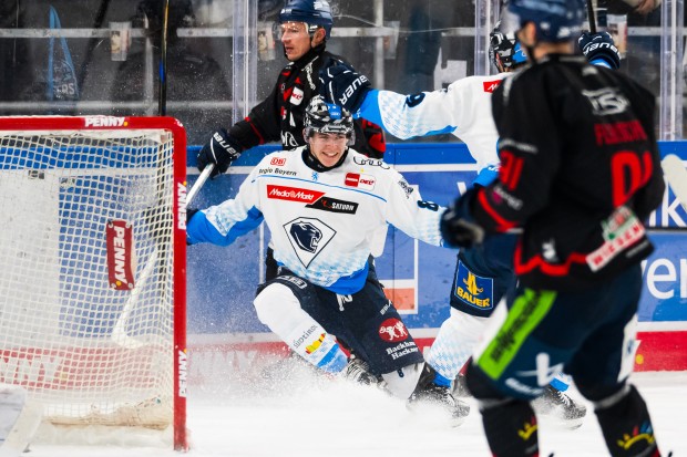 Erzielte den Siegtreffer beim letzten Auswärtsspiel in Straubing: Panther-Stürmer Philipp Krauß.

Foto: Citypress