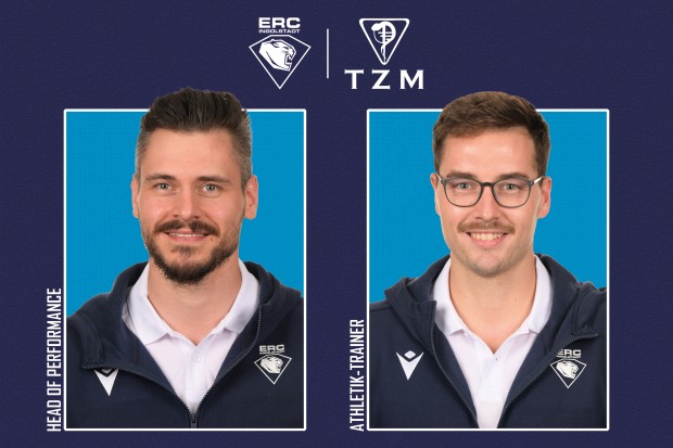 Matthias Klein und Kán Liebscher besetzen die Positionen im Athletik-Bereich des ERC.