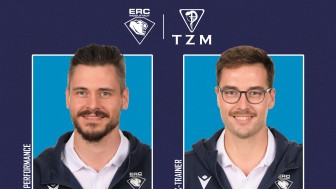 Matthias Klein und Kán Liebscher besetzen die Positionen im Athletik-Bereich des ERC. Matthias Klein und Kán Liebscher besetzen die Positionen im Athletik-Bereich des ERC.