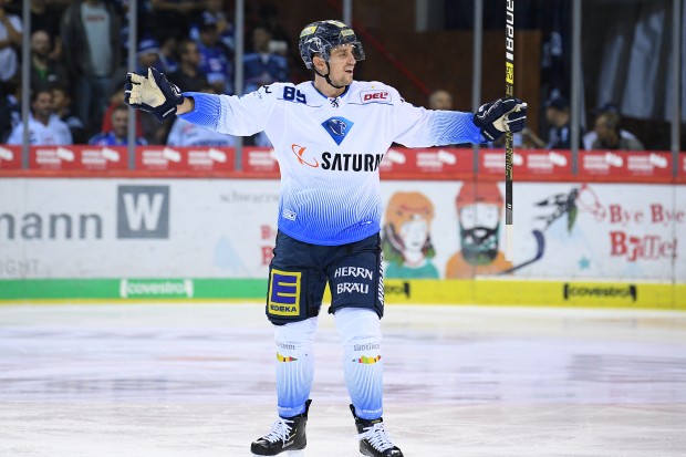 Hans Detsch traf beim 10.4-Sieg im ersten Saisonspiel in Schwenningen bereits nach 15 Sekunden zum 1:0.
Foto: City-Press