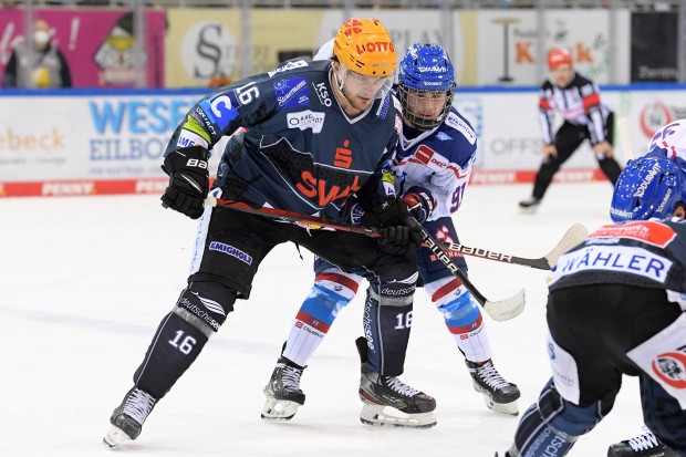 Läuft in der neuen Saison im Panther-Trikot auf: Stürmer Tye McGinn. 
Copyright: DEL Photo-Sharing