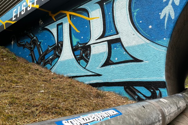 Graffiti, Unterführung, Klenzepark