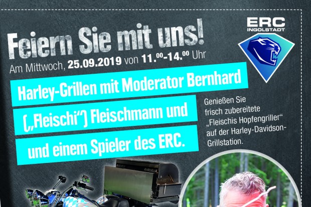 Hans Detsch und Tim Wohlgemuth zeigen morgen ihr Können am Grill...
Foto: Edeka Fanderl