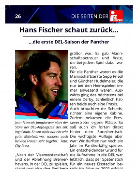 Hans Fischer erstes DEL Jahr