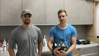 Garret Pruden hat den heutigen Gewinner des Dauerkartengewinnspiels gezogen. Garret Pruden hat den heutigen Gewinner des Dauerkartengewinnspiels gezogen.