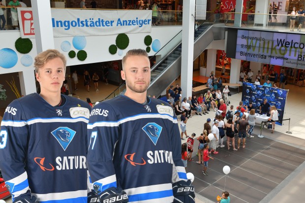 Tim Wohlgemuth und Simon Schütz sind am Samstag beim iz Familientag. Foto: JT-Presse.de / Johannes TRAUB

