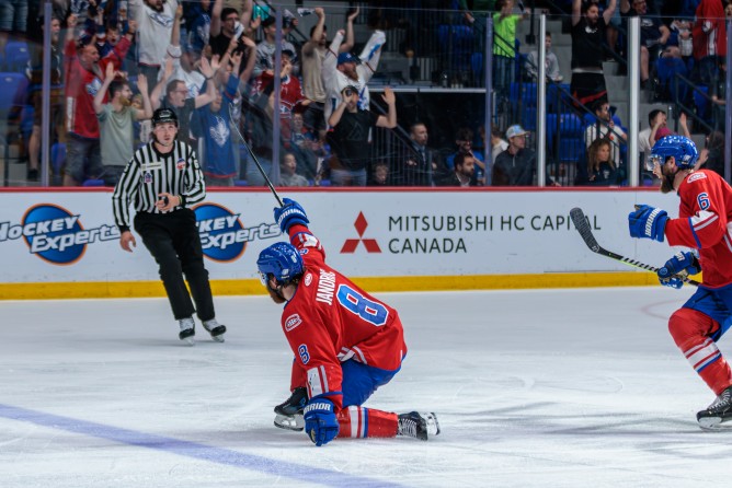 Chris Jandric erzielte das Championship-Winning Goal für Trois-Rivières.
Foto: Lions de Trois-Rivières