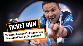 3x4 Tickets für die SATURN-Loge gibt es ab morgen in Ingolstadt zu finden. 3x4 Tickets für die SATURN-Loge gibt es ab morgen in Ingolstadt zu finden.