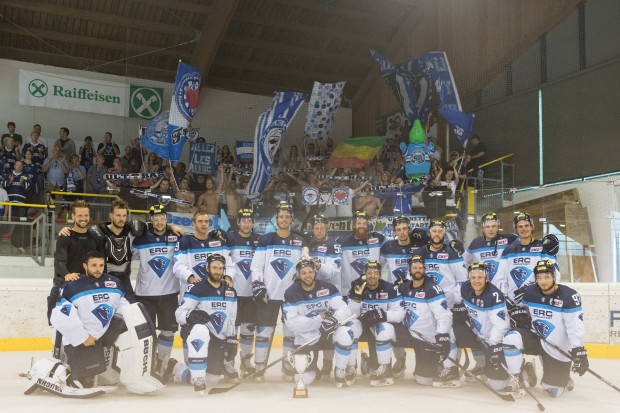 The winner team of Vinschgau Cup: ERC Ingolstadt. Foto: Markus Fischer / mfipics.de