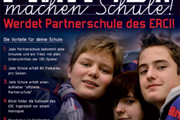 Werdet offizielle Partnerschule des ERC Ingolstadt.