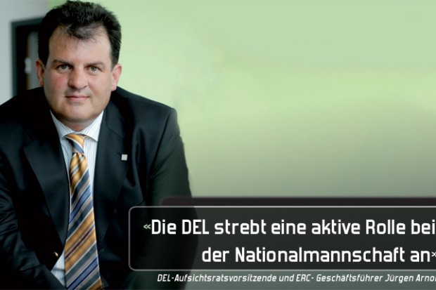DEL-Aufsichtsratsvorsitzende und ERC- Geschäftsführer Jürgen Arnold.