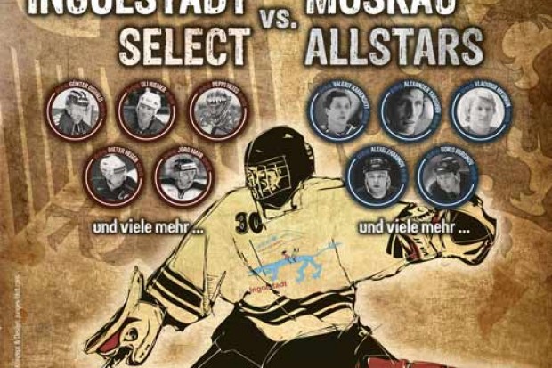 The Hall of fame game - Ingolstadt Select vs. Moskau Allstars duellieren sich für den guten Zweck