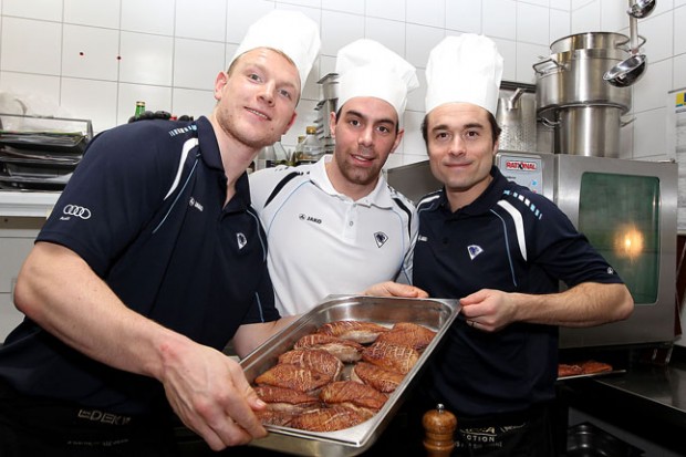 Köche der letzten Saison: Alexander Oblinger, Derek Dinger und Ian Gordon. Foto: Meyer - www.kbumm.de