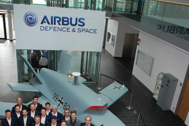 Die Spieler des ERC waren begeistert vom Tag bei Airbus. 