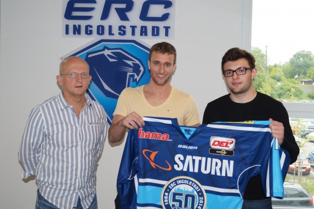 Sportdirektor Jiri Ehrenberger mit Stephan Kronthaler und Marco Eisenhut (v.l.)