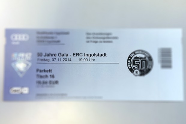 Jetzt Tickets sichern - zum Beispiel für die Jubiläumsgala des ERC Ingolstadt e.V.