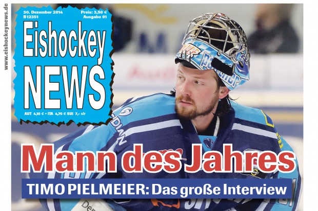 Für das Fachblatt "Eishockey News" ist Timo Pielmeier der "Mann des Jahres" 2014. Foto: EHN