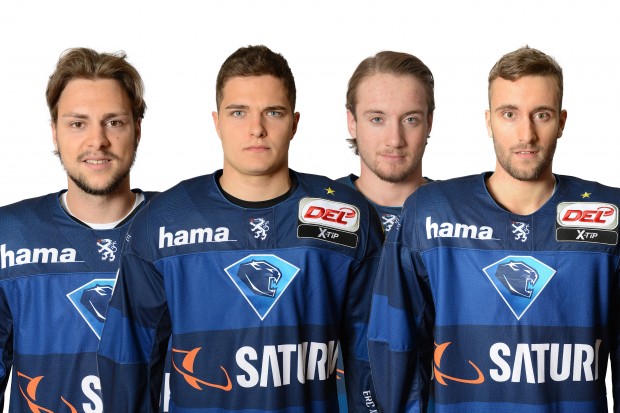 David Elsner (von links), Marc Schmidpeter, Simon Schütz und Stephan Kronthaler waren im Einsatz.