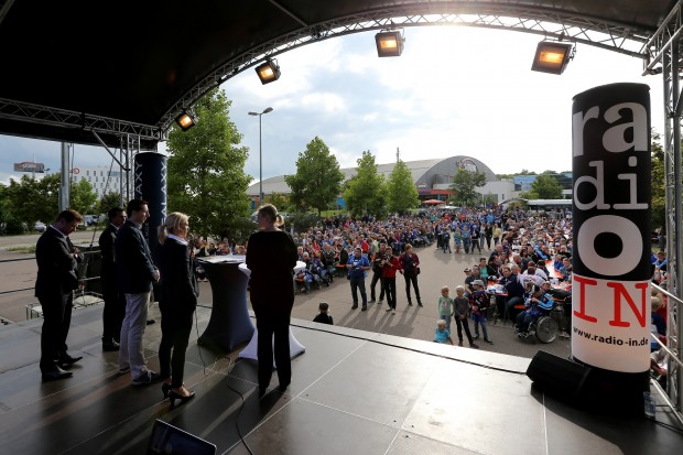 Tolle Stimmung bei der letztjährigen Saisoneröffnungsfeier des ERC Ingolstadt - Foto: Jürgen Meyer