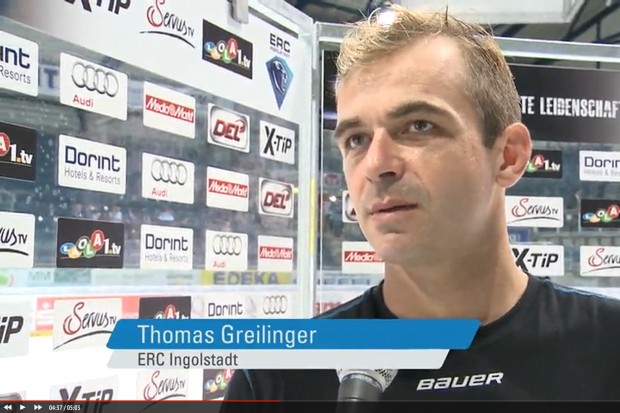 Thomas Greilinger nach seinem starken Spiel im Interview bei laola1.tv Foto: Screenshot