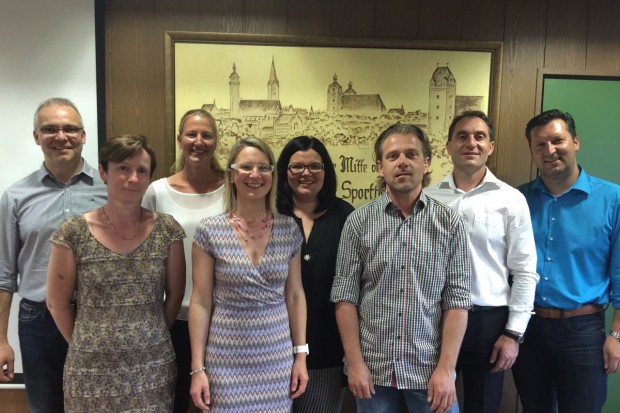 Fritz Mantsch (Abteilungsleitung), Christine Schlamp (Jugendleitung), Sabrina Lesnich (Kassier), Beatrice Schams (Jugendleitung), Ricarda Weidner (Kassier), Ingo Geppert (Schriftführer), Petr Bares (Abteilungsleitung), Thomas Binder (Abteilungsleitung)